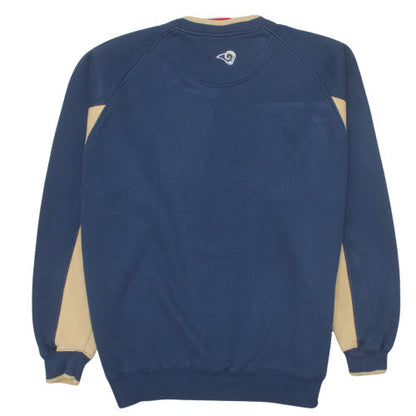 NFL St. Louis Rams Mens Blue Logo Pullover Sweatshirt Size L