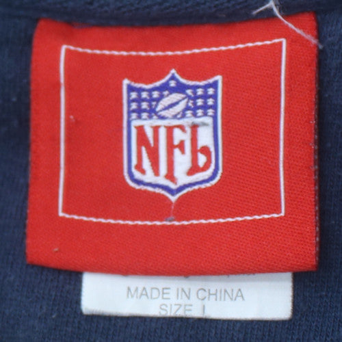 NFL St. Louis Rams Mens Blue Logo Pullover Sweatshirt Size L