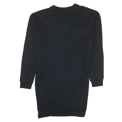 Tommy Jeans Women's Black XS Pullover Sweatshirt with Logo Detail