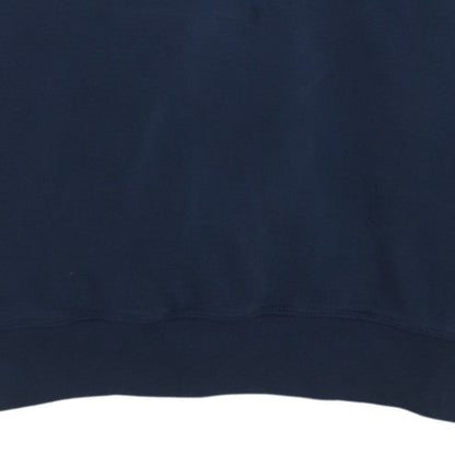 Reebok Mens Blue Crew Neck Pullover Sweatshirt L Classic Fleece