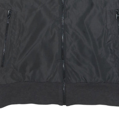 Hugo Boss Men's Black Bomber Jacket S Full Zip Classic Style