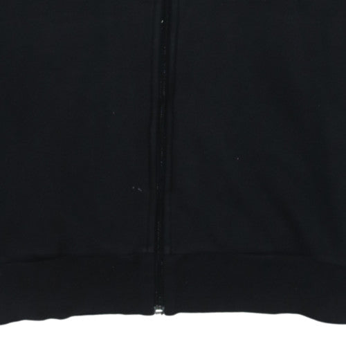 Puma Men's Black Full Zip Fleece Sweatshirt M Regular Fit