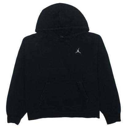 Jordan Women Black Loose Fit Pullover Hoodie Size M