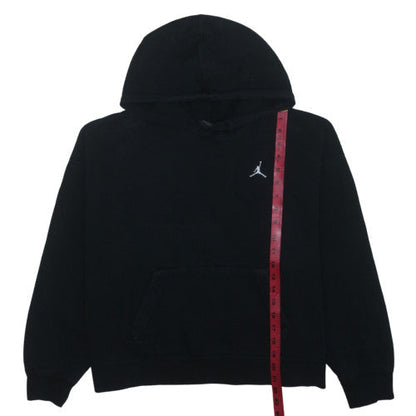 Jordan Women Black Loose Fit Pullover Hoodie Size M