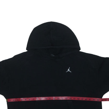 Jordan Women Black Loose Fit Pullover Hoodie Size M