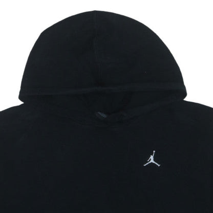 Jordan Women Black Loose Fit Pullover Hoodie Size M