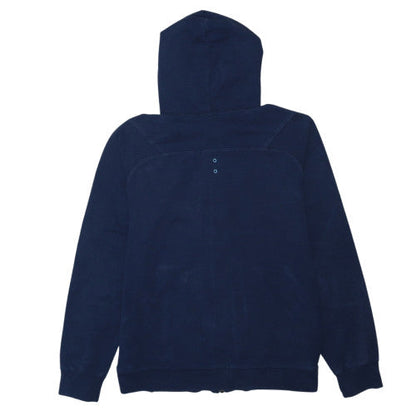 Nike Men's Blue Full Zip Dri-Fit Sports Hoodie Size M