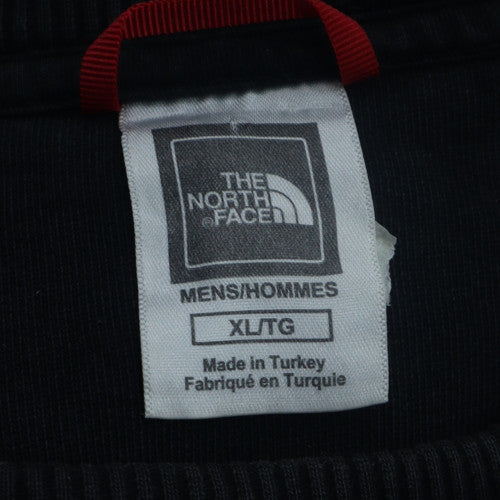 The North Face Mens Black XL Pullover Sweatshirt Crew Neck Cotton