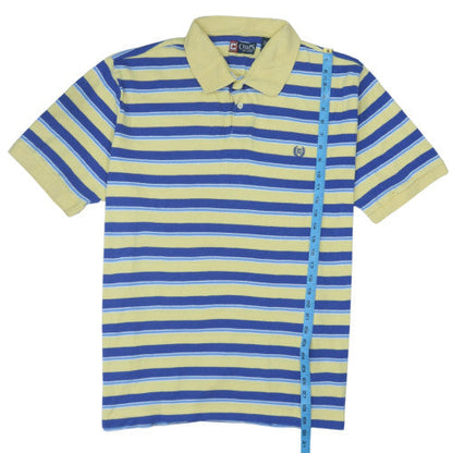 Chaps Men's Multicoloured Striped Cotton Polo Shirt XXL Regular Fit