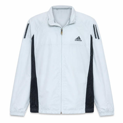 Adidas Mens White Lightweight Windbreaker Jacket Size L