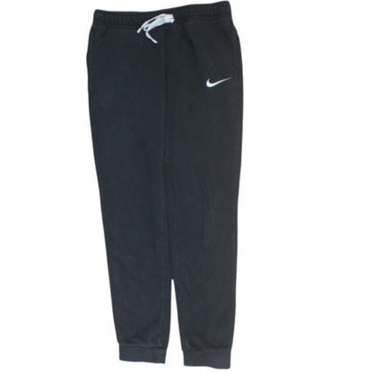 Nike Men's Black Jogger Trousers Size S Regular Fit Fleece Sweatpants