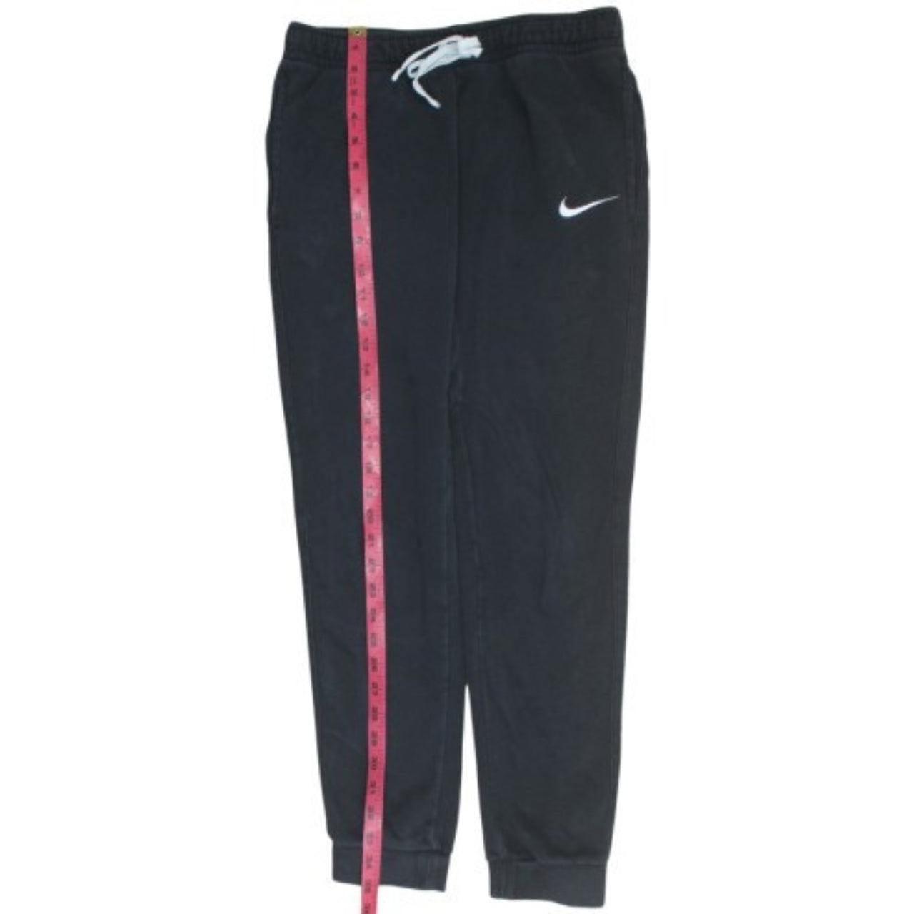 Nike Men's Black Jogger Trousers Size S Regular Fit Fleece Sweatpants