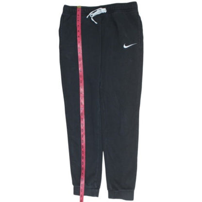 Nike Men's Black Jogger Trousers Size S Regular Fit Fleece Sweatpants