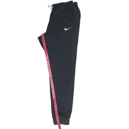 Nike Men's Black Jogger Trousers Size S Regular Fit Fleece Sweatpants