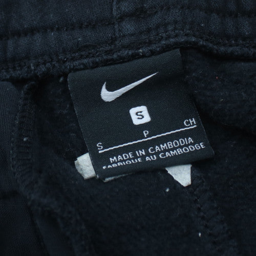 Nike Men's Black Jogger Trousers Size S Regular Fit Fleece Sweatpants