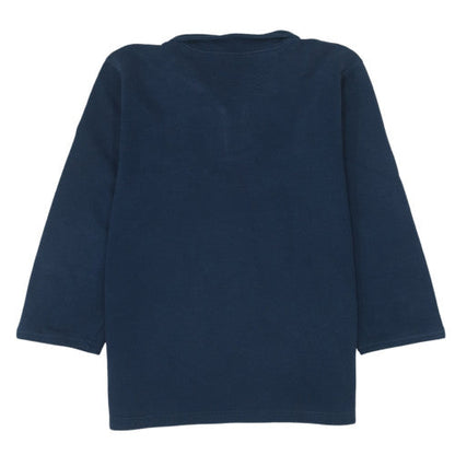 Nike Women's Navy 1/4 Zip Pullover Sweatshirt Size S Fleece