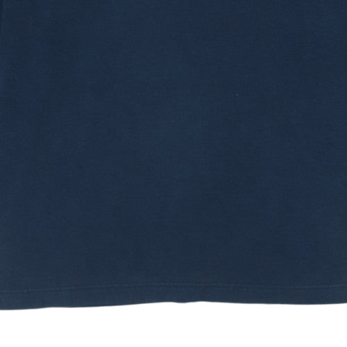 Nike Women's Navy 1/4 Zip Pullover Sweatshirt Size S Fleece