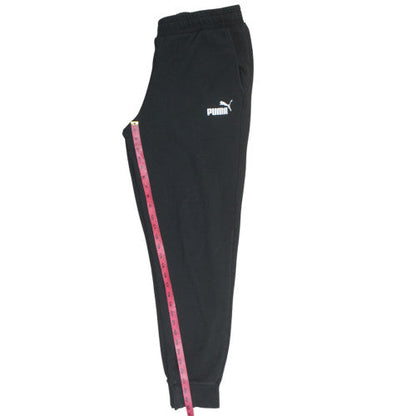 Puma Men's Black XL Jogger Trousers Fleece Elastic Waist