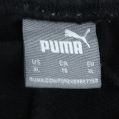 Puma Men's Black XL Jogger Trousers Fleece Elastic Waist