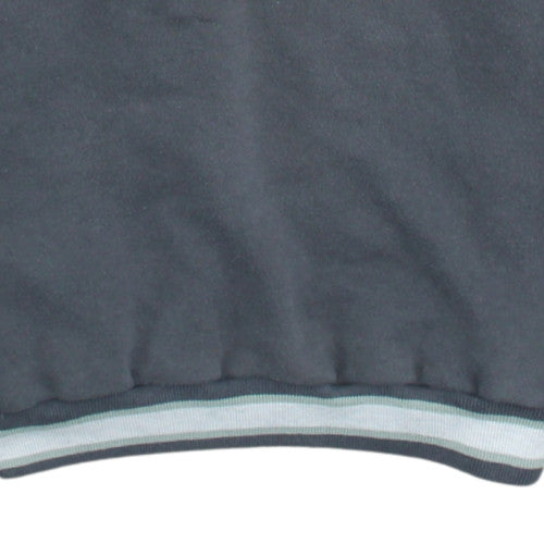 Nike Mens Grey Fleece Sweatshirt M Logo Pullover Crew Neck