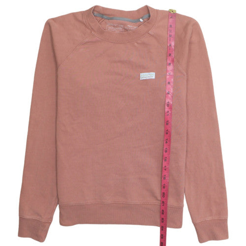 Patagonia Men’s Brown Organic Cotton Crew Neck Sweatshirt S Regular Fit