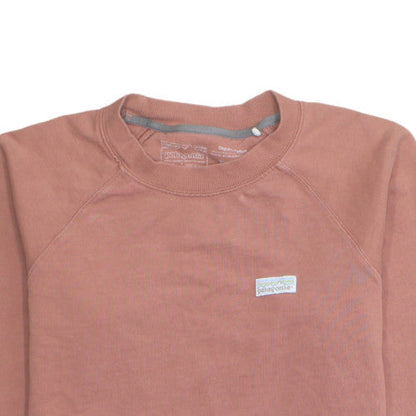 Patagonia Men’s Brown Organic Cotton Crew Neck Sweatshirt S Regular Fit