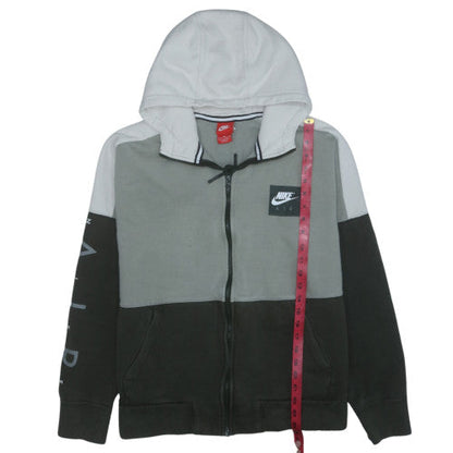 Nike Mens Grey Full Zip Hooded Sweatshirt XL Sports Fleece