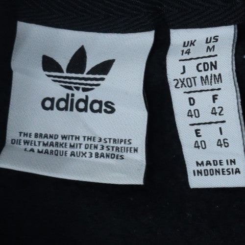 Adidas Womens Black Size 14 Crew Neck Logo Sweatshirt