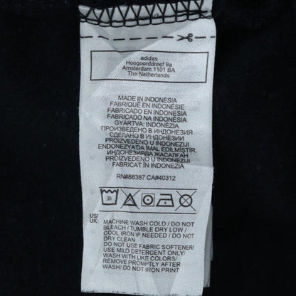 Adidas Womens Black Size 14 Crew Neck Logo Sweatshirt