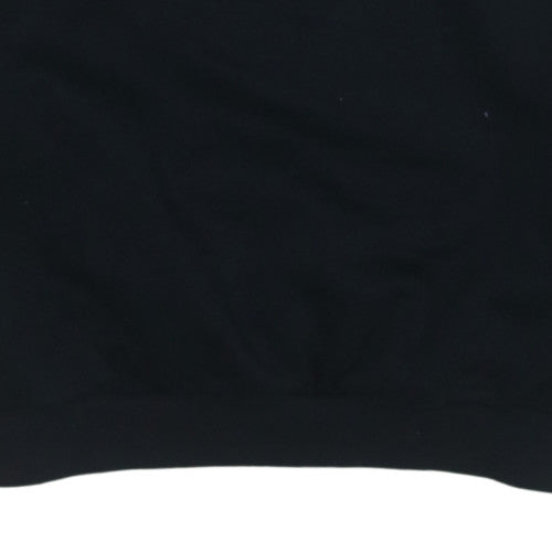 Adidas Womens Black Size 14 Crew Neck Logo Sweatshirt