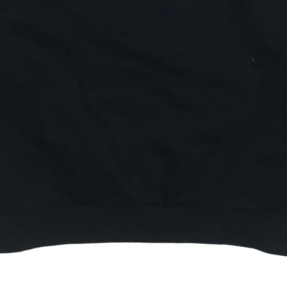 Adidas Womens Black Size 14 Crew Neck Logo Sweatshirt
