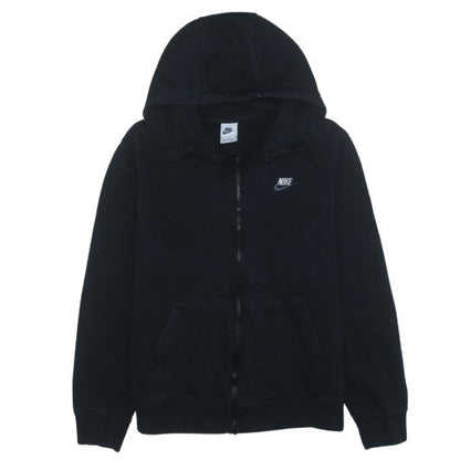 Nike Men's Black Full Zip Hoodie Fleece M Regular Fit
