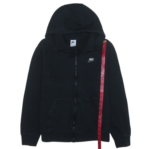 Nike Men's Black Full Zip Hoodie Fleece M Regular Fit
