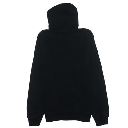 Diesel Mens Black XL Pullover Hoodie Graphic Print Cotton Sweatshirt
