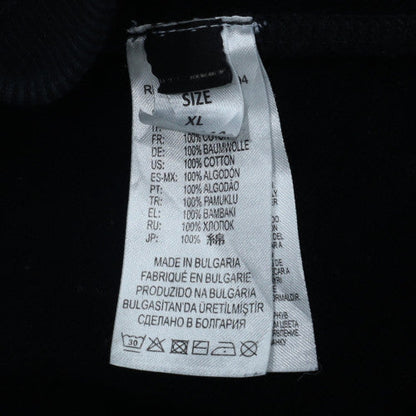 Diesel Mens Black XL Pullover Hoodie Graphic Print Cotton Sweatshirt