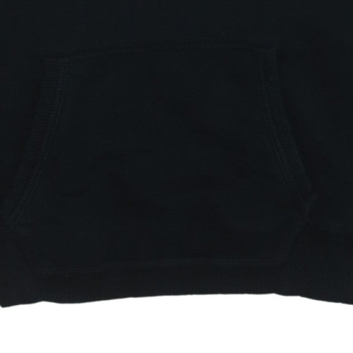 Diesel Mens Black XL Pullover Hoodie Graphic Print Cotton Sweatshirt