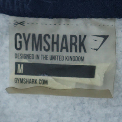 Gymshark Mens Blue Full Zip Hoodie M Hooded Fleece Sweatshirt