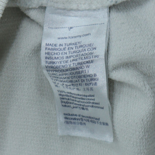 Tommy Jeans Men's White XL Pullover Hoodie with Graphic Print