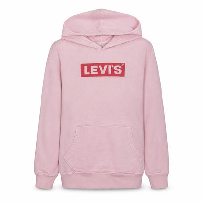 Levi's Womens Pink Relaxed Pullover Hoodie Size S Cotton Blend