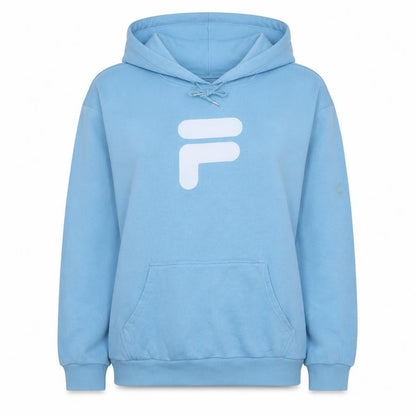 Fila Women's Blue 3XL Pullover Hoodie with Logo Front