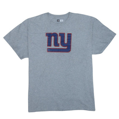 NFL Team Apparel Men's Grey NY Giants XL T-Shirt Classic Crew Neck