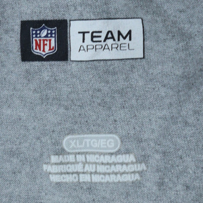NFL Team Apparel Men's Grey NY Giants XL T-Shirt Classic Crew Neck
