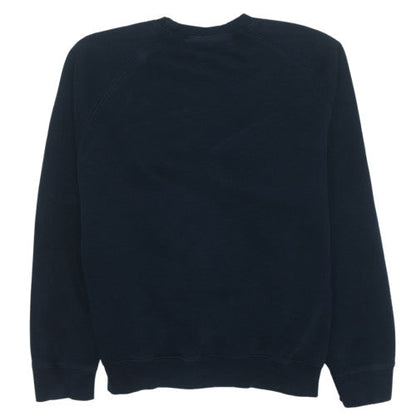 Carhartt Men's Black M Pullover Sweatshirt Crew Neck Logo Cotton Blend