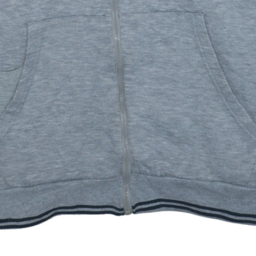 Lonsdale Men’s Grey XL Full Zip Hoodie with Logo Print