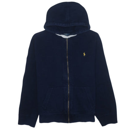 Polo Ralph Lauren Men's Navy Full Zip Hoodie XXL Classic Cotton Blend