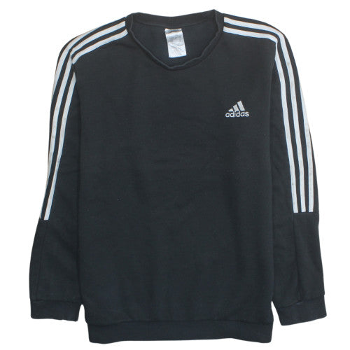 Adidas Mens Black XL Pullover Sweatshirt Crew Neck Sportswear