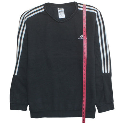 Adidas Mens Black XL Pullover Sweatshirt Crew Neck Sportswear