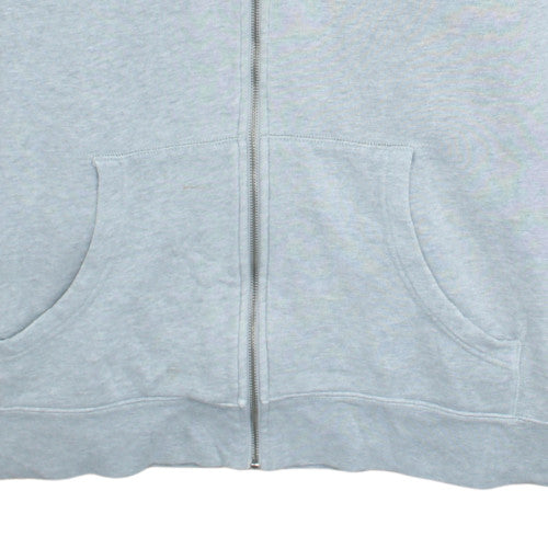 Tommy Hilfiger Mens Grey Full Zip Hoodie XXL Classic Logo