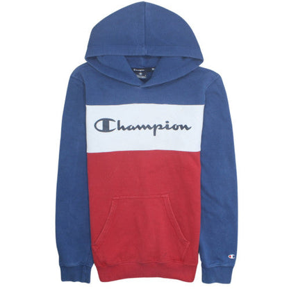 Champion Men’s Multicoloured Pullover Hoodie Small Logo Fleece Sweatshirt