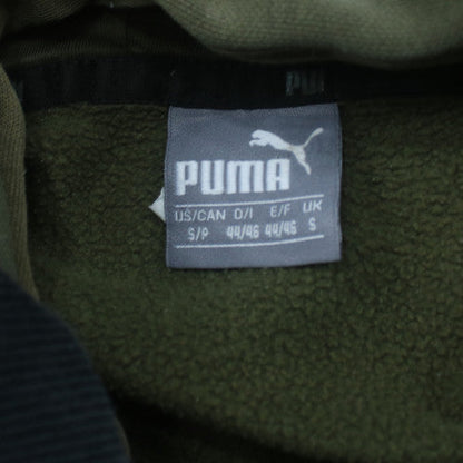 Puma Men's Green Pullover Hoodie Small Regular Fit Sports Style
